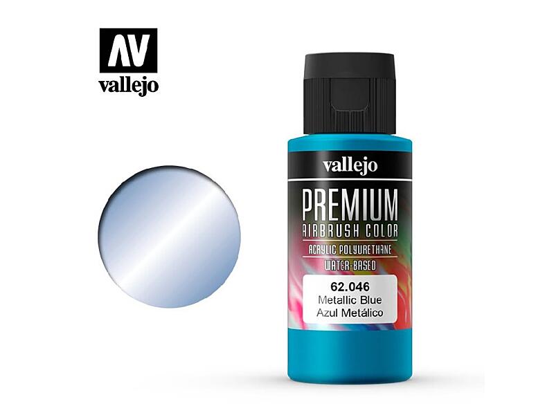 Vallejo - Premium Color 62046 Metallic Blue 60 ml.