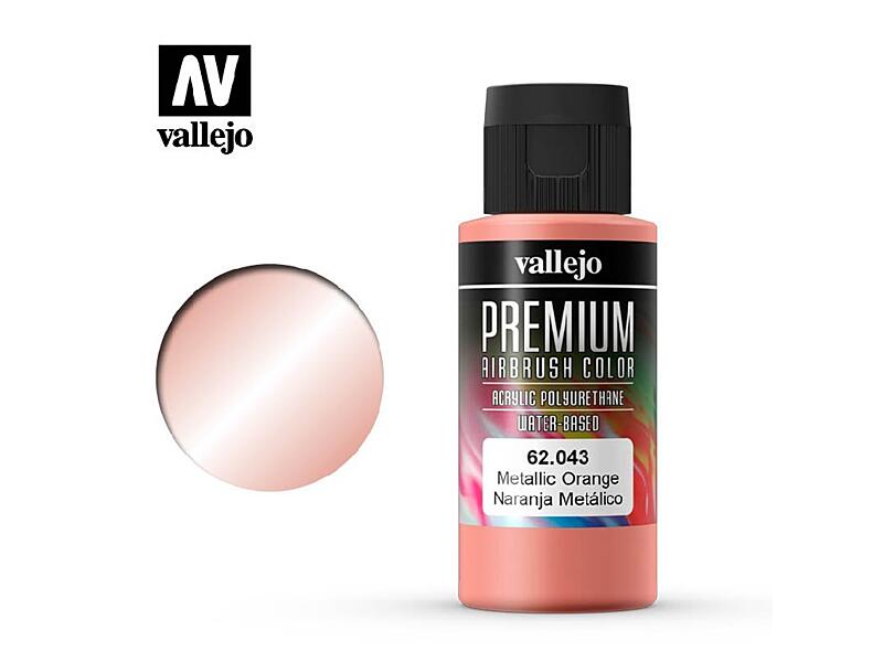 Vallejo - Premium Color 62043 Metallic Orange 60 ml.