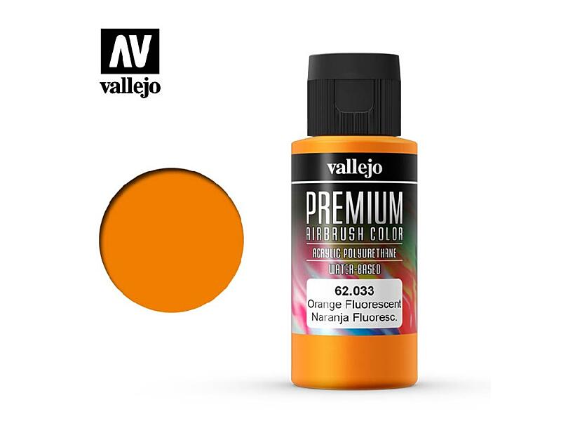 Vallejo - Premium Color 62033 Orange Fluo 60 ml.