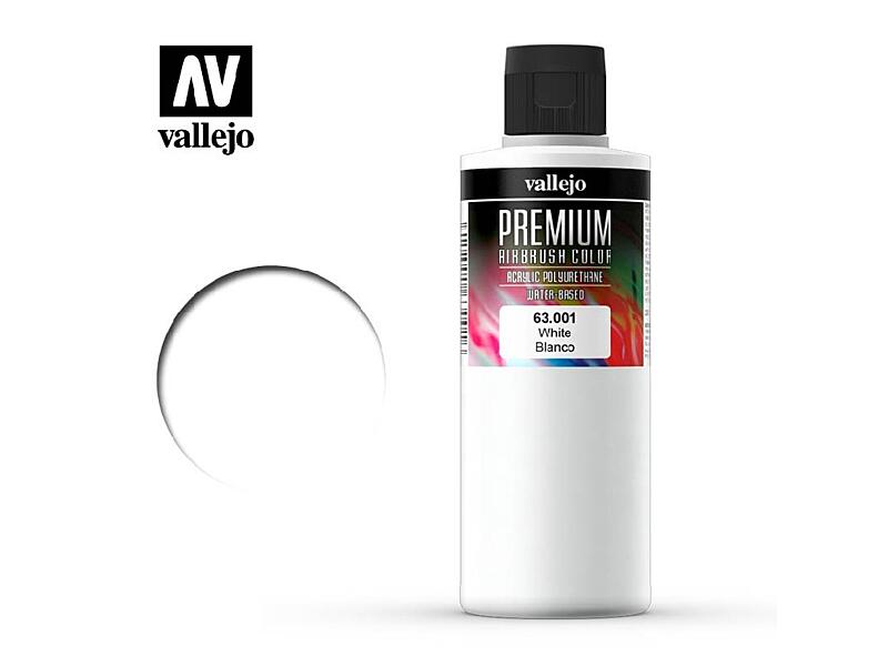 Vallejo - Premium Color 63001 White 200 ml.