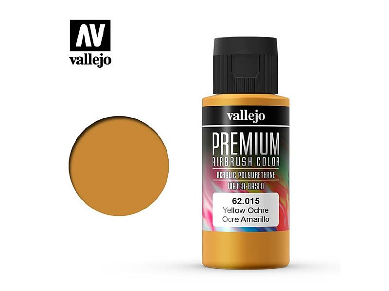 Vallejo - Premium Color 62015 Yellow Ochre 60 ml.