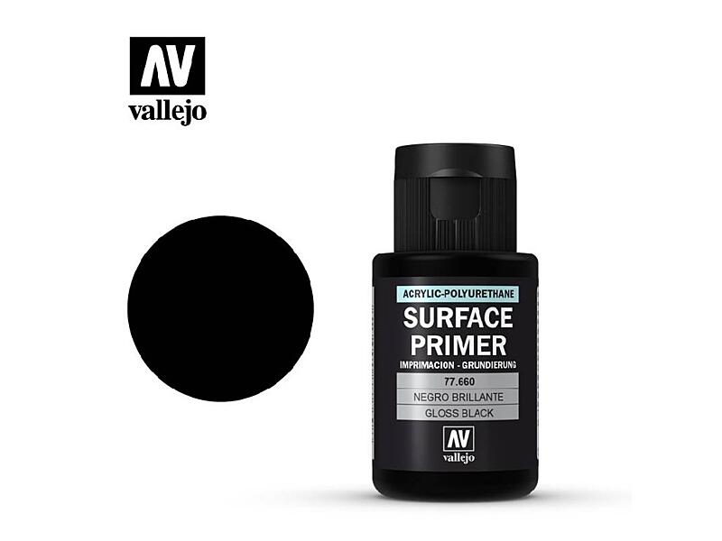 Vallejo - Surface Primer Gloss Black