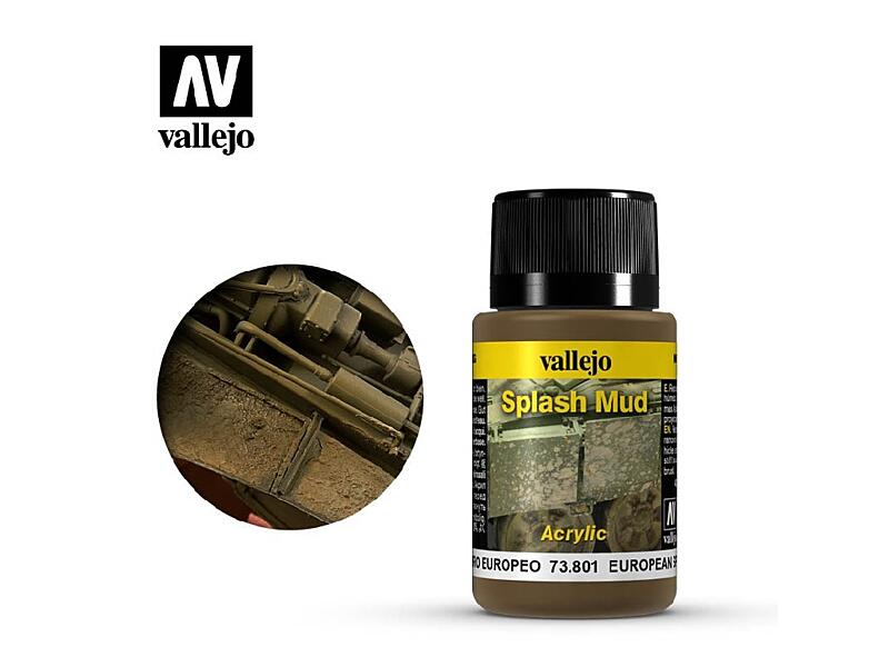Vallejo - Weathering Effects 73801 European Spalsh Mud 40 ml.