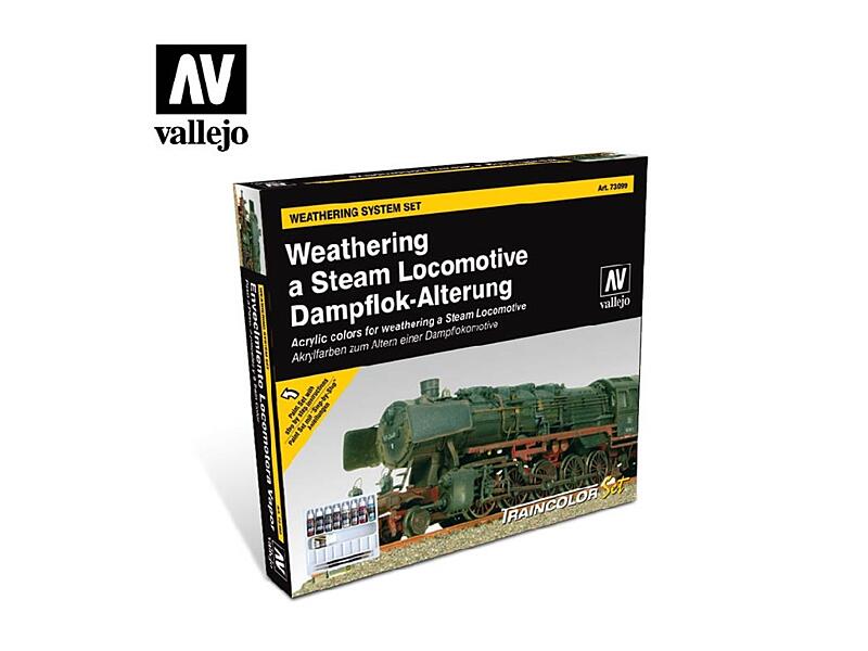 Vallejo - Model Color Set 73099 Train Weathering 9x17 ml.