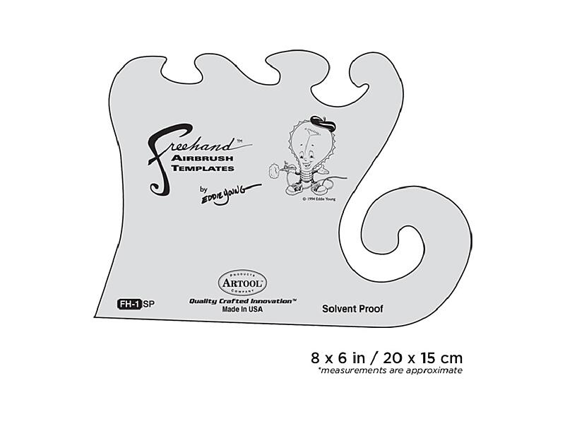 Artool FH 1 SP - Freehand Airbrush Template - Eddie Young Template