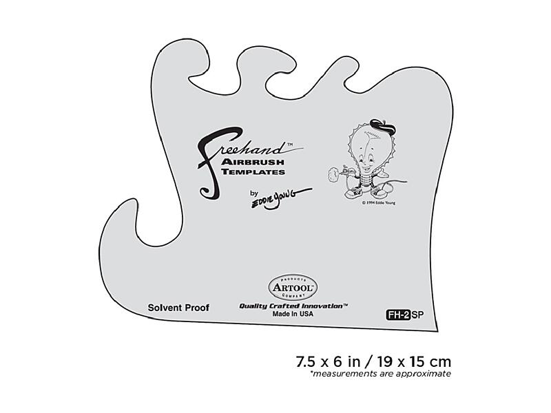 Artool FH 2 SP - Freehand Airbrush Template - Eddie Young Template