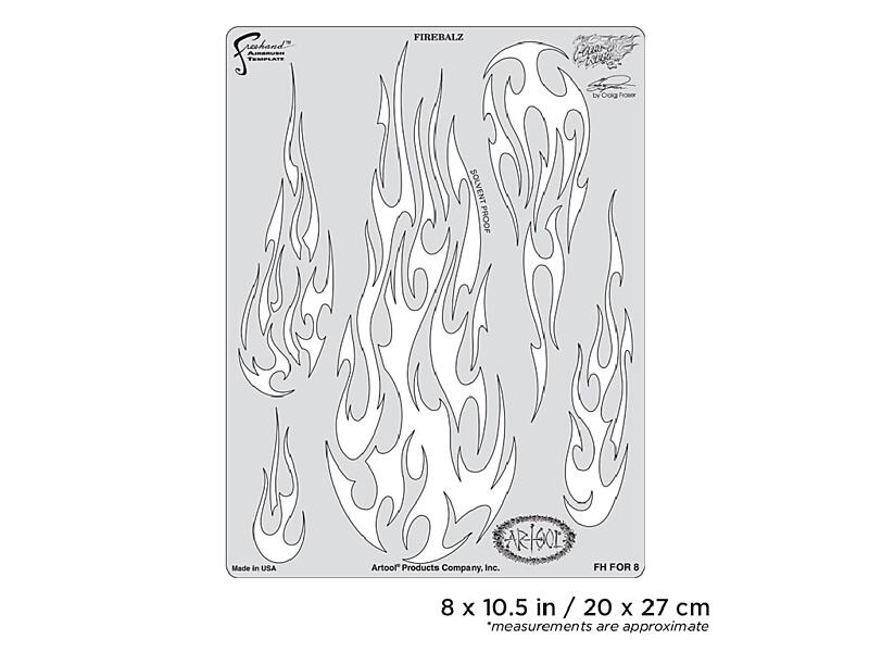Artool FH FOR 8 - Template Fire Balz 8 X 10.5