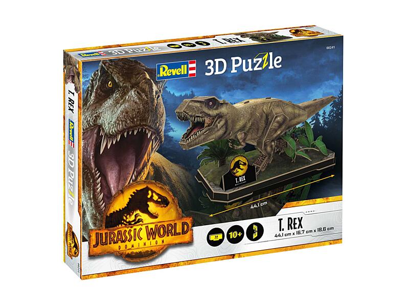 Revell - 00241 - Jurassic World - T-Rex - 3D puzzle