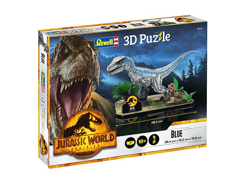 Revell - 00243 - Jurassic World - Blue - 3D puzzle