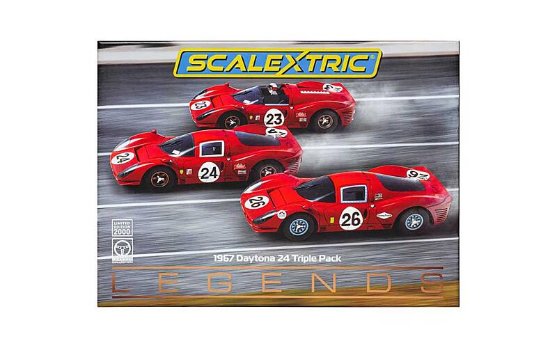 Autíčko GT Scalextric C4391A - 1967 Daytona 24 Triple Pack 1:32