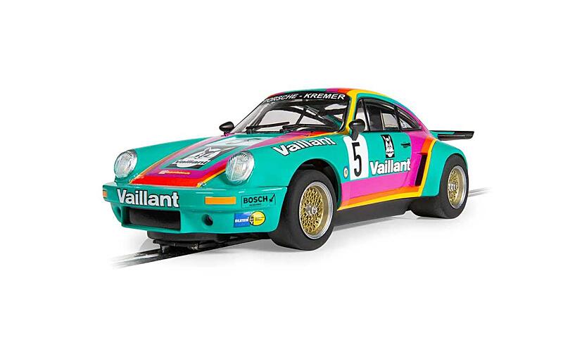 Autíčko GT Scalextric C4439 - Porsche 911 3.0 RSR - Vaillant 1:32