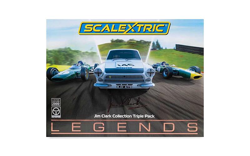 Autíčko Single Seater Scalextric C4395A - Jim Clark Collection Triple Pack 1:32