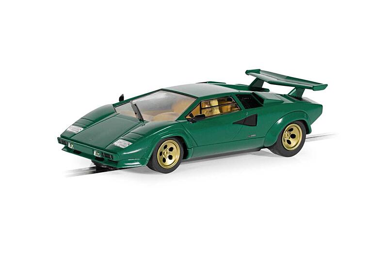 Autíčko Street Scalextric C4500 - Lamborghini Countach - Green 1:32