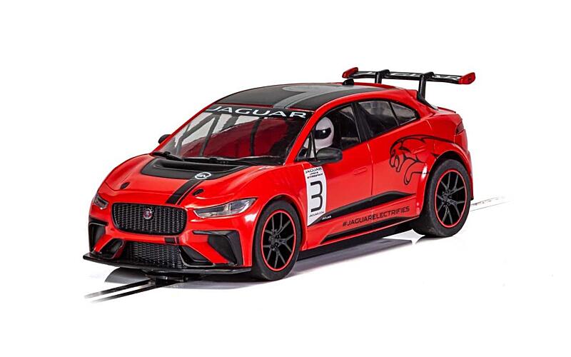 Autíčko Touring Scalextric C4042 - Jaguar I-Pace Red 1:32