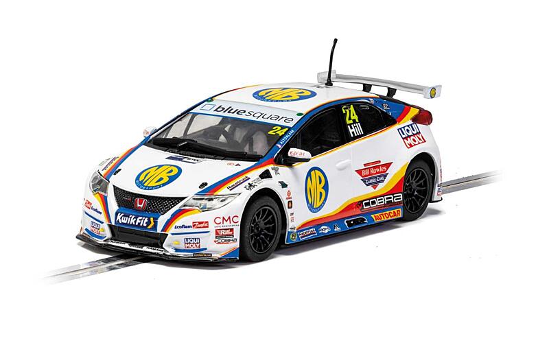 Autíčko Touring Scalextric C4210 - Honda Civic Type-R NGTC - Jake Hill 2020 1:32