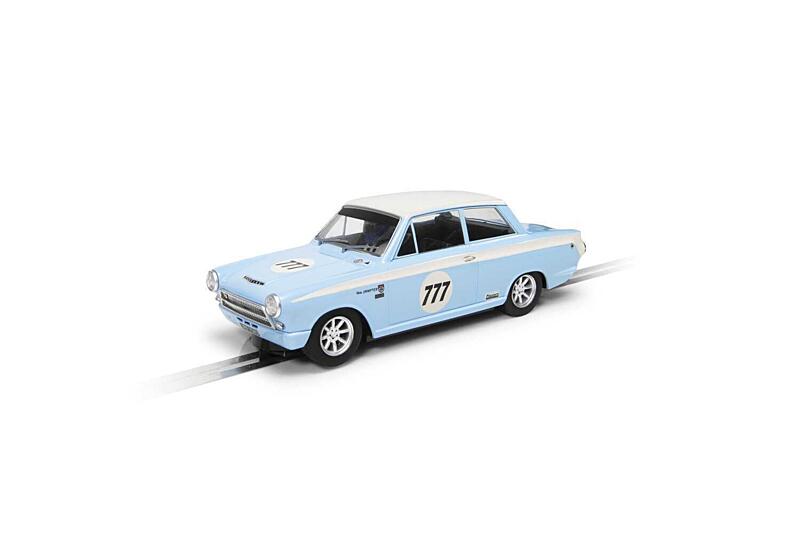 Autíčko Touring Scalextric C4330 - Ford Lotus Cortina – Jordan Racing Team – Mark Sumpter 1:32
