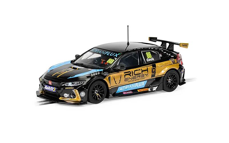 Autíčko Touring Scalextric C4409 - Honda civic FK8 Type R - BTCC 2022 -BTC Racing Josh Cook 1:32