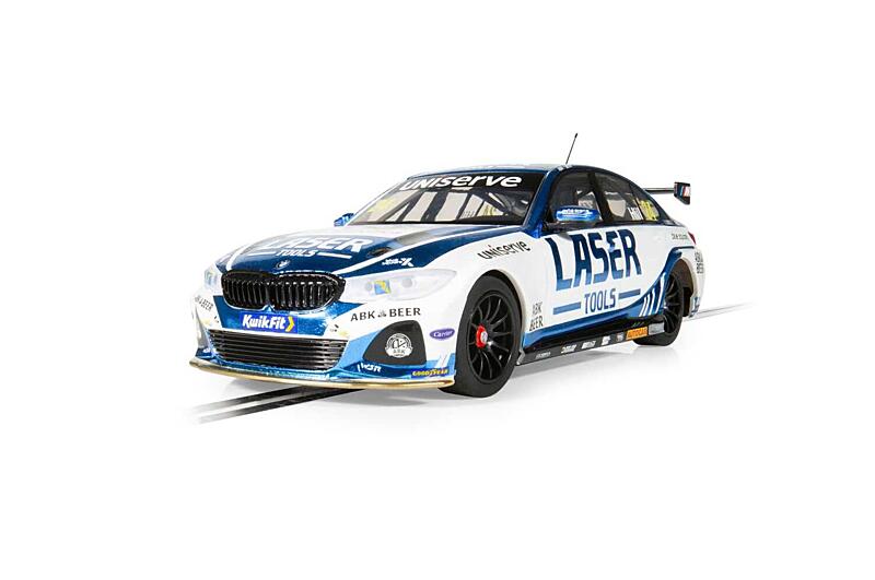 Autíčko Touring Scalextric C4526 - BMW 330e NGTC - Laser Tools - Jake Hill 2023 1:32