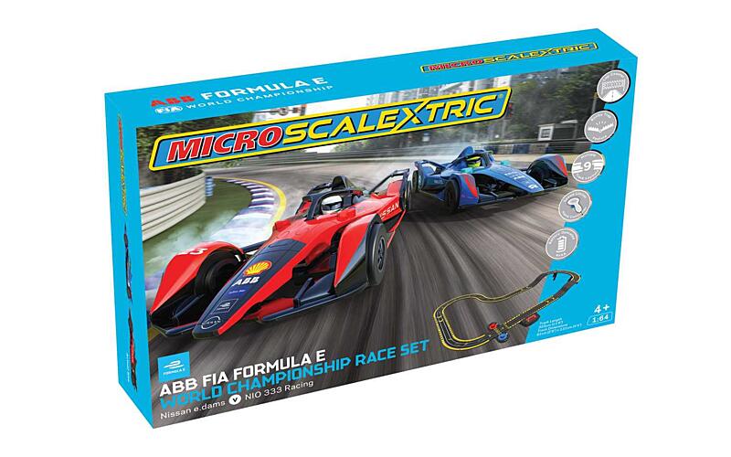Autodráha MICRO Scalextric G1179M - Formula E World Championship (Battery Powered) 1:64