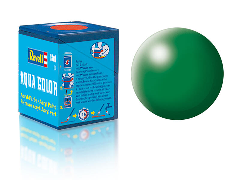 Revell - Barva akrylová - 36364: hedvábná listově zelená (leaf green silk) 18ml