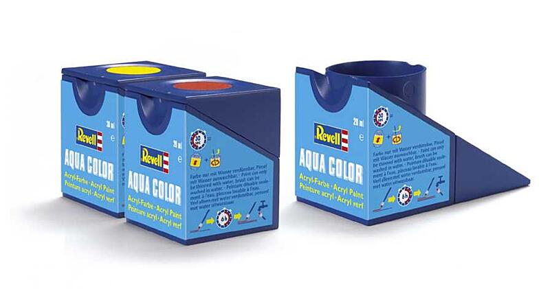 Revell - Barva akrylová - 36752: transparentní modrá (blue clear) 18ml