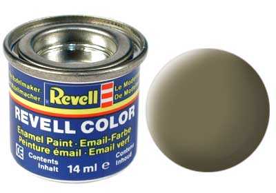 Revell - Barva emailová - 32139: matná tmavě zelená (dark green mat) 14ml