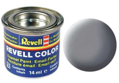 Revell - Barva emailová - 32147: matná myší šedá (mouse grey mat) 14ml