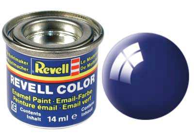 Revell - Barva emailová - 32151: leská ultramarínová modrá (ultramarine-blue gloss) 14ml