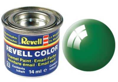 Revell - Barva emailová - 32161: lesklá smaragdově zelená (emerald green gloss) 14ml