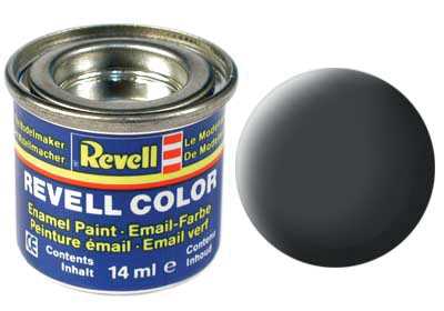 Revell - Barva emailová - 32177: matná prachově šedá (dust grey mat) 14ml