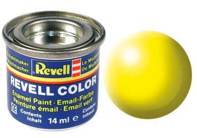 Revell - Barva emailová - 32312: hedvábná světle žlutá (luminous yellow silk) 14ml