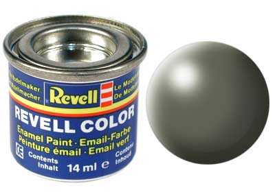 Revell - Barva emailová - 32362: hedvábná šedavě zelená (greyish green silk) 14ml