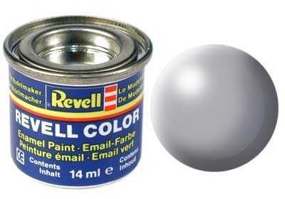 Revell - Barva emailová - 32374: hedvábná šedá (grey silk) 14ml