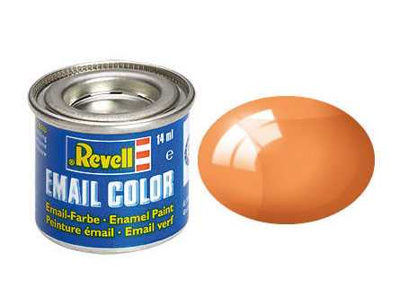 Revell - Barva emailová - 32730: transparentní oranžová (orange clear) 14ml