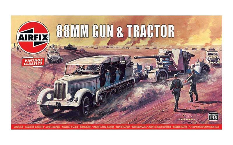 Airfix - A02303V - 88mm Flak Gun and Tractor 1:76