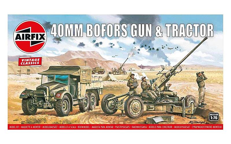 Airfix - A02314V - Bofors 40mm Gun and Tractor 1:76
