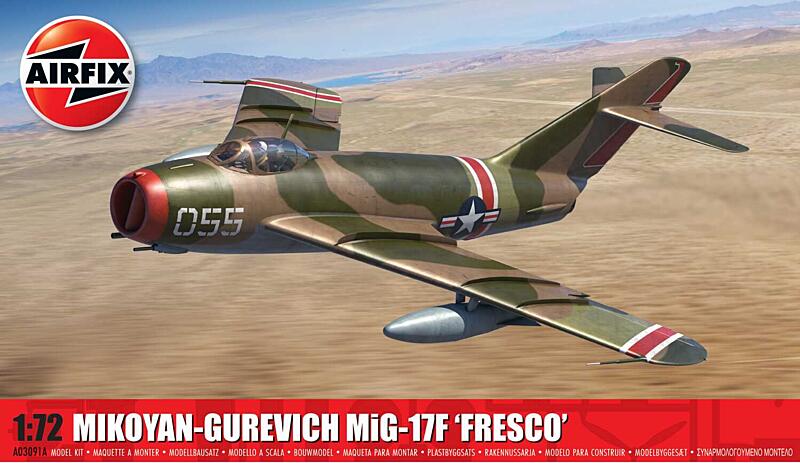 Airfix - A03091A - Mikoyan-Gurevich MiG-17F Fresco 1:72