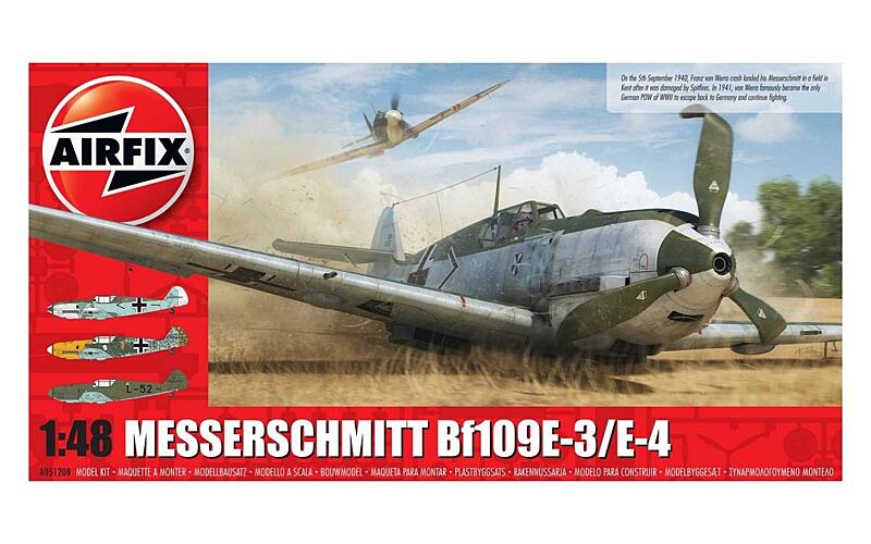 Airfix - A05120B - Messerschmitt Bf109E-3/E-4 1:48