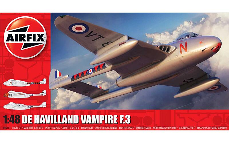 Airfix - A06107 - de Havilland Vampire T.3 1:48