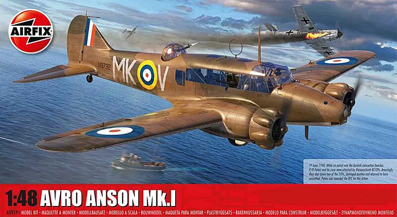 Airfix - A09191 - Avro Anson Mk.I 1:48