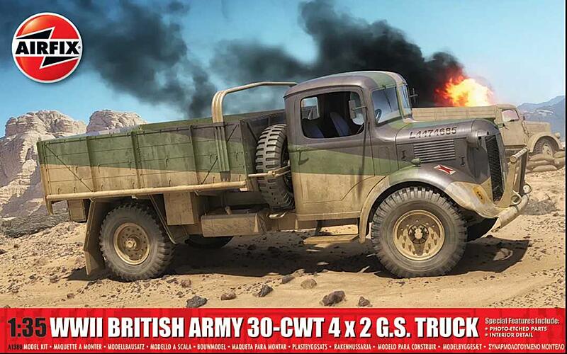 Airfix - A1380 - WWII British Army 30-cwt 4x2 GS Truck 1:35