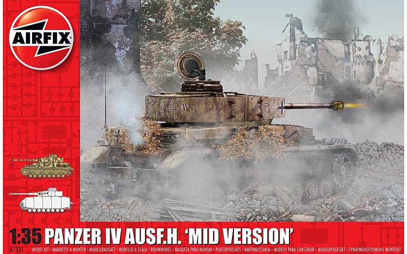 Airfix - A1351 - Panzer IV Ausf.H, Mid Version 1:35