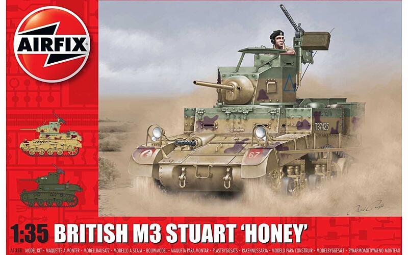 Airfix - A1358 - M3 Stuart, Honey British Version 1:35