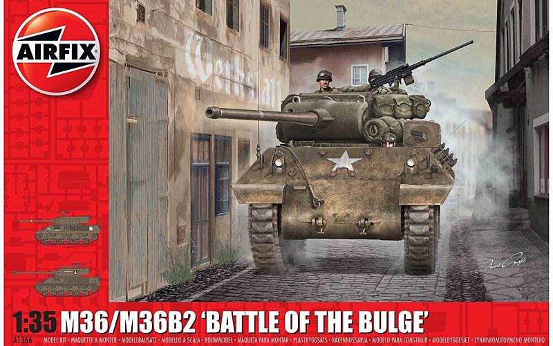 Airfix - A1366 - M36/M36B2 Battle of the Bulge 1:35