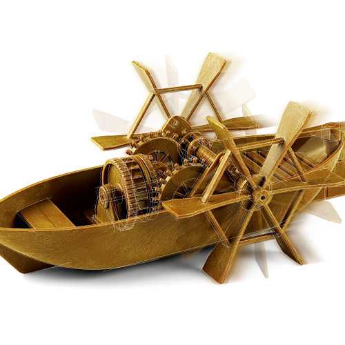 Academy - 18130 - Leonardo Da Vinci - Paddleboat