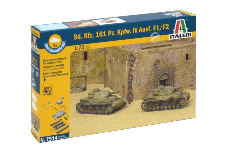 Italeri - 7514 - Sd.Kfz.161 Pz.Kpfw.IV Ausf. F1/F2 1:72