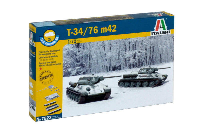 Italeri - 7523 - T 34 / 76 m42 1:72