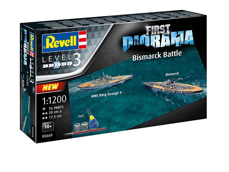 Revell - 05668 - Bismarck Battle 1:1200