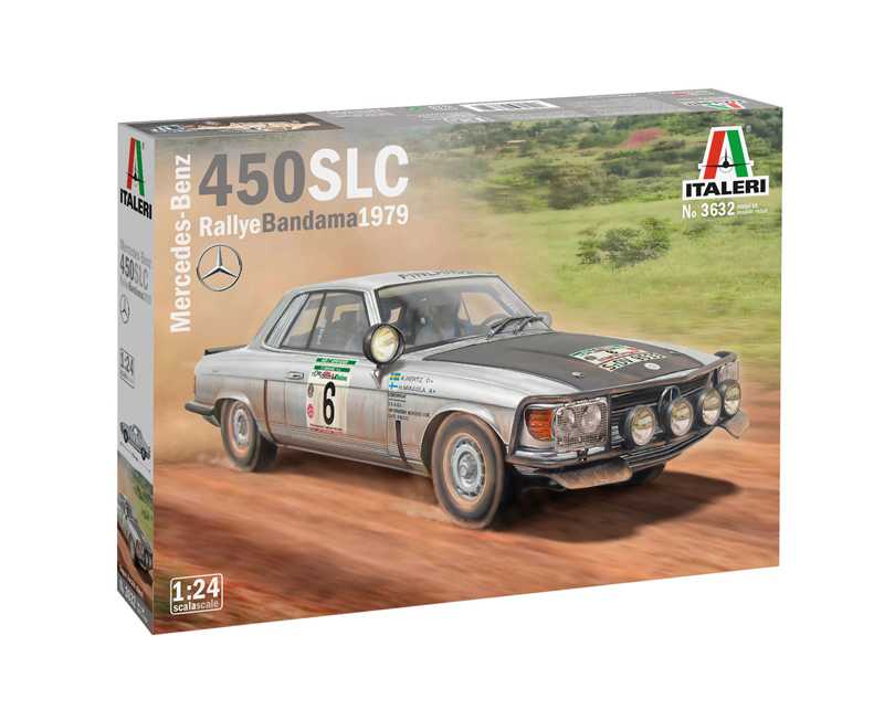 Italeri - 3632 - Mercedes-Benz 450SLC Rallye Bandama 1979 1:24