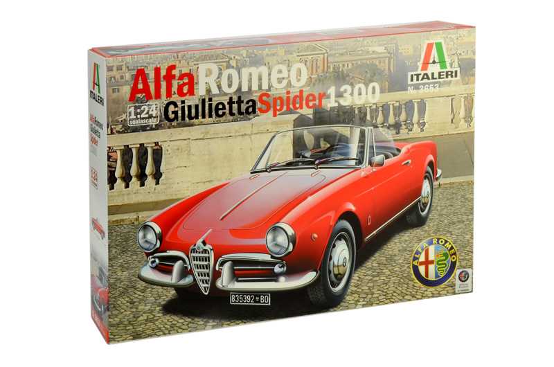 Italeri - 3653 - ALFA ROMEO GIULIETTA SPIDER 1300 1:24